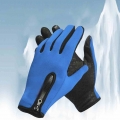 Winter Cycling Gloves Men Women Bicycle Touchscreen Full Finger Fleece Warm Outdoor Bike Skiing Motorcycle Riding Zipper Gloves|