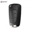 Keyyou Flip Remote Folding Car Key Cover Fob Case Shell For Vauxhall Opel Astra H Corsa D Vectra C Zafira Astra Vectra Signum -