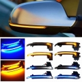 Scroll Led Dynamic Turn Signal Light Side Mirror Flashing Light Repeater Blinker For Audi A3 8p A4 A5 B8 Q3 A6 S6 Sq3 A8 D3 8k -