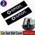 Car-styling With All Cars Embroide Racing Car Styling Seat Belt Cover Pad For Smart Fortwo Forspeed Forfour Roadster Forstars -