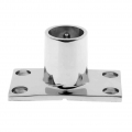 Boat Hand Rail Fitting 90 Degree 7/8' Stanchion Base Marine Stainless Steel - Marine Hardware - Ebikpro.com