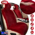 Fur Seat Covers Set For Women Plush Car Seat Cover Cushion Car Seat Cover Sets Fluffy For Toyota Volkswagen Lada Kia Ford Mazda