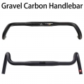 2020 New Carbon Gravel Handlebar Big Flare Bar Cyclocross Road Bike Handlebars 400/420/440mm Carbon Fiber Bicycle Handlebar - Bi