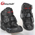 Motorcycle Ankle Boots Moto Racing Shoes men woman Motorbike Riding Protective Off Road tooling work ridng boots riding tribe|Mo