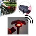 4 In 1 Anti theft Bike Security Alarm Wireless Remote Control Alerter Taillights Lock Warner Waterproof Bicycle lamp Accessories