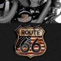 3d Motorcycle Sticker America Us The Historic Route 66 Stickers Fit For Harley Touring Electra Glide Ultra Road King - Decals &a