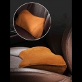 2 in 1 Car Seat Booster Universal Driver Memory Foam Lumbar Pillow Suede Seat Heightened Inclined Cushion Car Accessories|Automo