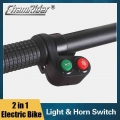 Horn light Switch 2 in 1 on/off Headlight Switch 160cm 12V 80V ebike Accessories|Electric Bicycle Accessories| - Ebikpro.