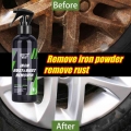 HGKJ Car Paint & Wheel Iron Particles Powder Cleaning Super Rust Dust Remover Spray Metal Surface Defender Auto Rim Cleaner|