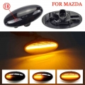 2 Pieces Led Dynamic Turn Signal Side Marker Light Sequential Blinker Light For Mazda 2 For Mazda 3 5 6 Bt-50 Mpv - Signal Lamp