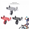 Bicycle Mobile Phone Holder Bike Accessories Navigation Fixed Bracket Bike Handlebar Aluminum Alloy Metal Mobile Phone Support|B