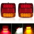 2pcs LED Car Trailer Truck Tail Light Brake Stop Turn Signal Lamp Drop Shipping|Truck Light System| - Officematic