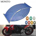 Motorcycle Wheel Sticker Motocross Reflective Decals Rim Tape Strip For YAMAHA XMAX 125/200/250/400 XT660 XJ6 FAZER TMAX 500 530