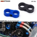 EPMAN 1 PC Blue (Black) Universal AN4,AN6,AN8,AN10,AN12 Billet Oil/Fuel/Water Hose Turbo Separator Divider Clamp EP YGJ|Fuel Sup