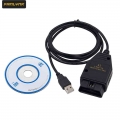 OBD2 USB VAG COM 409.1 Vag Com KKL Adapter Connector Cable Scanner Interface For VW Audi Seat Volkswagen Skoda Diagnostic Tool|C