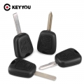 KEYYOU New Replacement Remote Key Case Shell Fob 2 Buttons For Citroen Citroen Saxo Xsara Picasso Berlingo|button replacement|bu