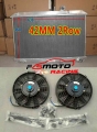 For Mazda RX 8 RX8 SE17 1.3L Manual 2003 2012 MT 2.6 Aluminum Radiator & 2*FANS 2003 2004 2005 2006 2007 2008 2009 2010 2011