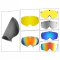 The Accessories For Queshark Qe107 Qe108 Qe111 Qe115 Qe116 Qe120 Helmet Blue Colorfull Silver Night Yellow Grey Clear Lens - Cyc