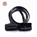 60/100CM 16Pin OBDII OBD 2 OBD2 Cable Connector Diagnostic Tool ELM327 Adapter Flat Thin As Noodle Male to Female Extension|Car