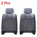 2pcs Car Seat Protector Back Rear Seat Cover For Kids Children Baby Kick Mat From Mud Dirt Clean Automobile Kicking Mat - Automo