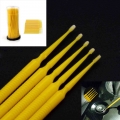 100pcs/lot Car Maintenance Tools Brushes Paint Touch up Yellow Pen Disposable Dentistry Small Tip Accessories 1.0mm Micro|Sponge