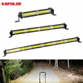 6500k Cob Car Led Work Light Bar Off Road Spot Lamp Strip12v 24v For Suv Atv Truck Boat Motorcycle Auto Fog Lamp Headlight - Lig