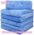 10PCS Microfiber Car Cleaning Towel Coral Fleece Edgeless Detail Auto Washing Dry Cloth Multifunctional Detailing Rag For Cars|C