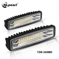 Nlpearl 12v 24v Led Work Light Bar 6inch Spotlight Led Fog Lights For Moto Offroad Atv 4x4 Tractor Truck Car Barra Led Headlight