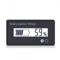 6V 63V LCD Lead Acid Battery, Lithium Battery Charge Level Capacity Indicator Voltage Meter Digital LED Tester Voltmeter Display