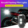 Motorcycle airplane lights locomotive strobe lights UAV aircraft model fixed wing searchlights universal luz de led farol moto|