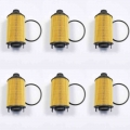 6 pcs Oil Filter for Chery A3 1.6 / Tiggo DVVT / 2012 Riich G3 1.6L / 2013 ARRIZO 7 1.6L / Qoros Oem E4G16 1012040 #SH43|Oil F