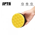 (Single Sale) SPTA Hand Hold Waxing Sponge High Density Polyester Sponge Auto Tire Waxing Applicator Leather Polishing Waxing|Po