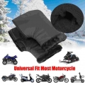 Motorcycle Scooter Snowmobile Handlebar Universal Muffs Thermal Cover Warm Waterproof Atv For Yamaha Raptor Yfm 350 450 660 700