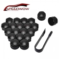 Speedwow 16 Nut Caps 4 Antitheft Nut Caps Car Wheel Auto Hub Screw Cover Protection Caps Wheel Nut Bolt Head Cover Cap For Audi