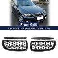 Car Front Kidney Replacement Grilles For BMW 3 Series E90 E91 320i 323i 328i 335i 2005 2006 2007 2008 Racing Grill Hood Eyelids|