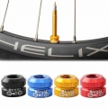 MTB Road Bike Tubeless Tire Presta Valve Nut Bicycle Inner Tube Valve Caps Vacuum Tire Nozzle Lock Nut Replacement Accessories|V