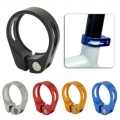 31.8/34.9 Mm Aluminum Alloy Bicycle Seatpost Clamp Seat Tube Clamp Mtb Bike Seat Tube Clip Bike Parts Bike Saddle Seat - Bicycle