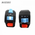 BOZXRX 7/8" Motorcycle Handle Bar Left Right Horn Turn Signal Electric Start Handlebar Controller Switch for Harley etc.|Mo