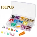 150/180pcs Profile Mini Small Size Blade Car Fuse Assortment Fuse Set for Auto Car Truck 2/3/5/7.5/10/15/20/25/30/35/40A Fuse|Fu