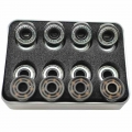 16Pcs BSB 608 ABEC 11 6 Bead Ceramic Skateboard Bearings Roller Skate Bearings Ice Skate Bearings Long Board Bearings|Skate Boar