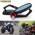 Motorcycle Mirror End Bar Mirrors Motorbike Accessories For SUZUKI bandit 1250 gsr 750 gsr 600 bandit 400 intruder 1400 gsx250r|