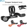 Swtxo Dropper Seatpost Lever Mtb Telescopic Seatpost Dropper Adjustable Bicycle Shock Remote Lever Bike Suspension Seat Post - B