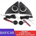 Baificar Triangle Head Speakers Car Audio Trumpet Mirror Door Trim Tweeter Speaker For Toyota Levin Hybrid 2014 2019 Corolla|Mul