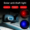 Strobe Signal Security System Universal Flash Warning Led Light Alarm Lamp Car Solar Power Simulation Fake Anti-theft Caution -