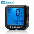 INBIKE Waterproof Bicycle Computer With Backlight Wired Bicycle Computer Bike Speedometer Odometer Bike Stopwatch Cycling Parts|