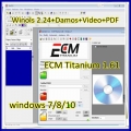 2021 Hot Selling Winols 2.24+ Ecm Titanium 26000+ Unlock Patch+ Damos Files+ Video + User Manual Drivers Car Diagnostic Tool - D