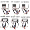 36v-48v-60v-72v 500w/1000w Electric Bicycle Brushless Controller Universal Scooter Alarm Cruising Controller For Electric Bike -