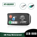 KT Ebike LED 880 led880 Ebike Display 36V 48V Electric Bike Intelligent Control Panel Display Electric Bicycle Accessories|Elect