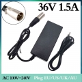 36v 1.5a Lead-acid Battery Charger For Electric Scooter E-bike Wheelchair Charger Lead Acid Battery 3-pin Xlr Connector - Electr