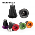 Bike Grip Handle Bar End Cap 26.5mm Aluminium Alloy Mtb Mountain Cycling Handlebar Grips Plugs Caps 23.5mm For Road Bicycle - Bi